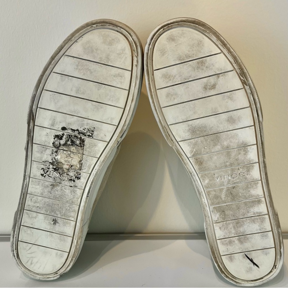 VINCE SUEDE PLATFORM SNEAKERS - Picture 12 of 12